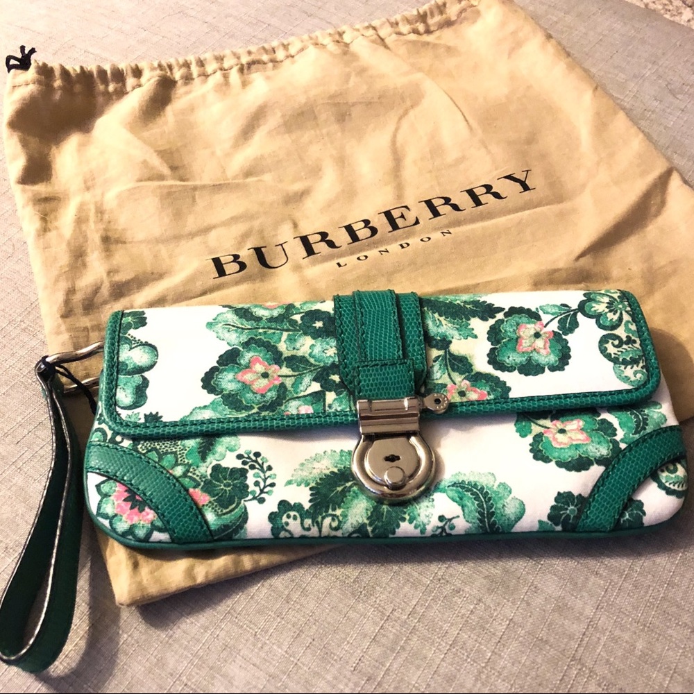 Burberry Floral Wristlet